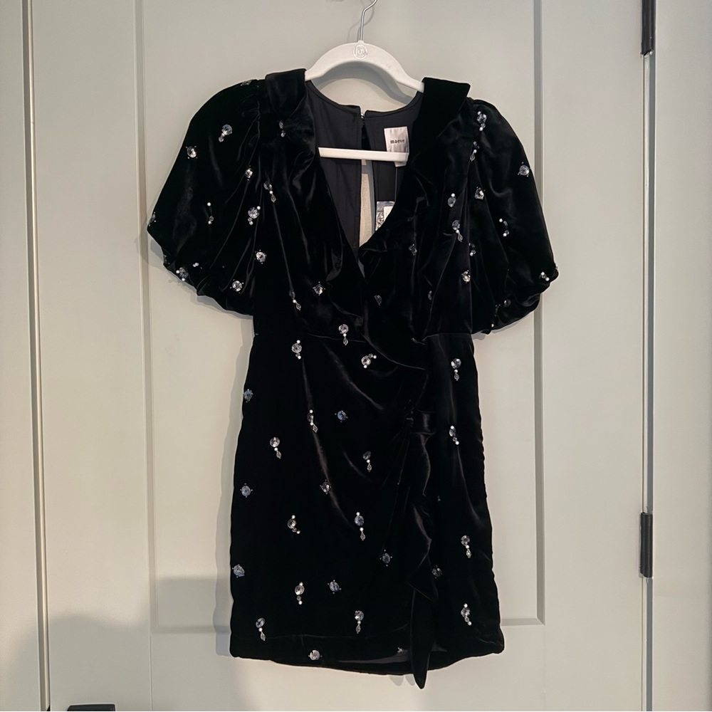 Maeve Velvet Mini Dress